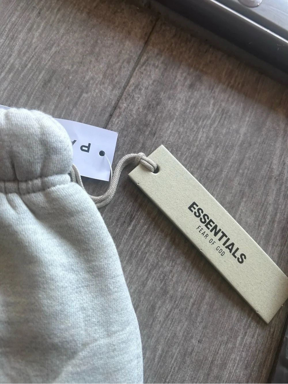 Fear of God Essentials Men’s Light Gray Fleece Shorts